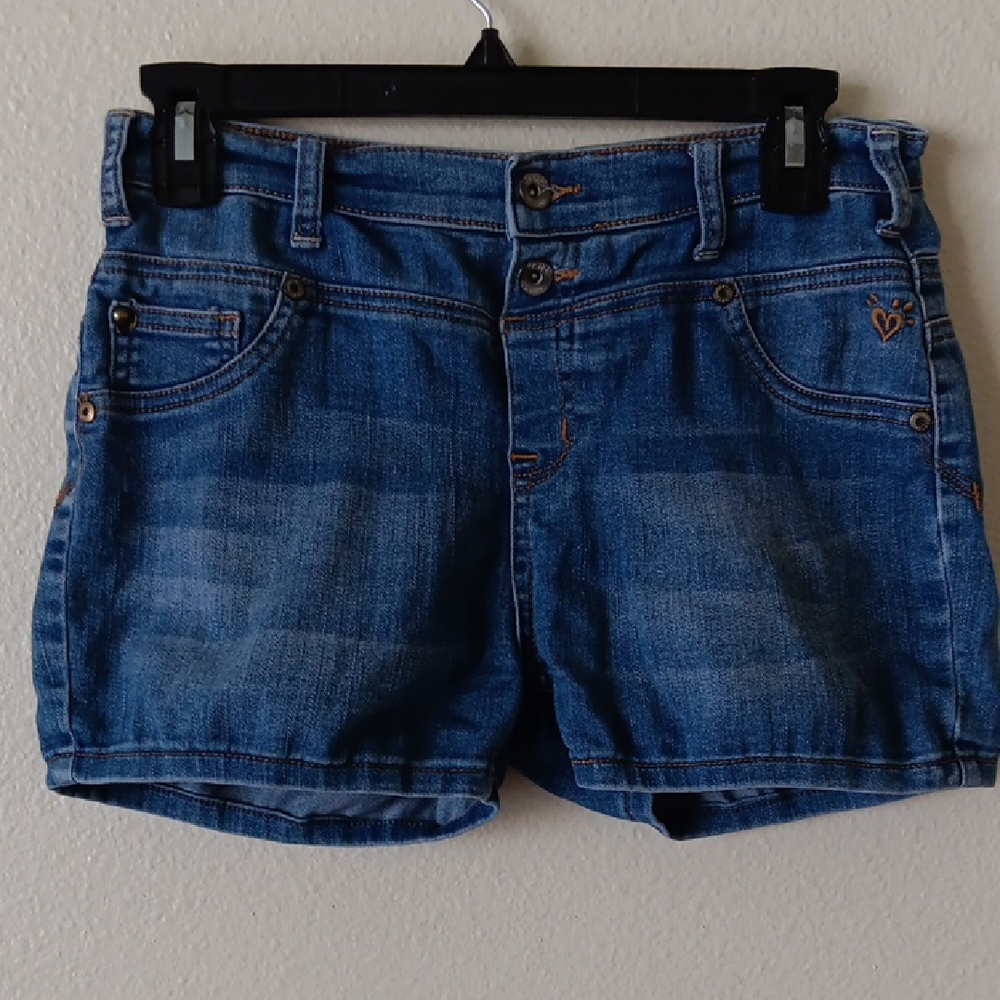 Kid's Blue Denim Shorts